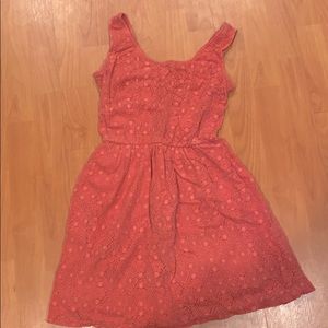 Pink sleeveless summer dress